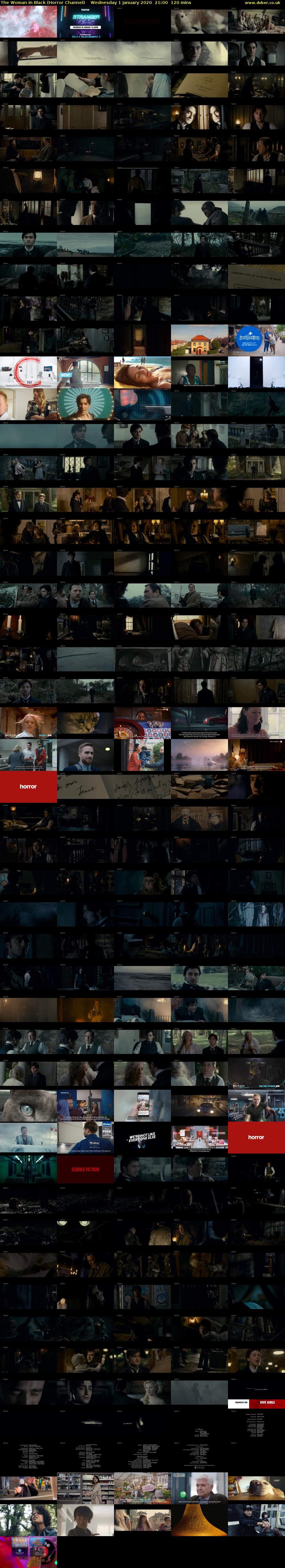 The Woman In Black (Horror Channel) Wednesday 1 January 2020 21:00 - 23:00