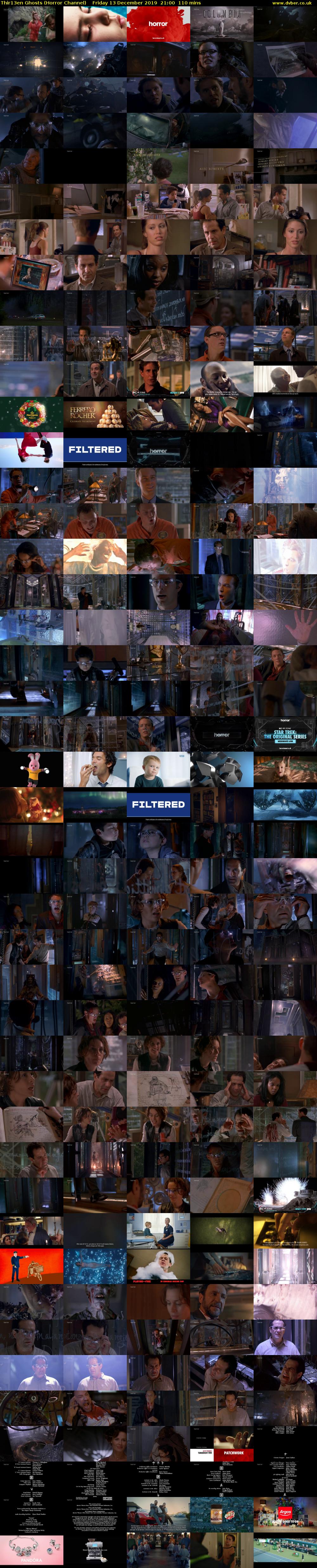 Thir13en Ghosts (Horror Channel) Friday 13 December 2019 21:00 - 22:50