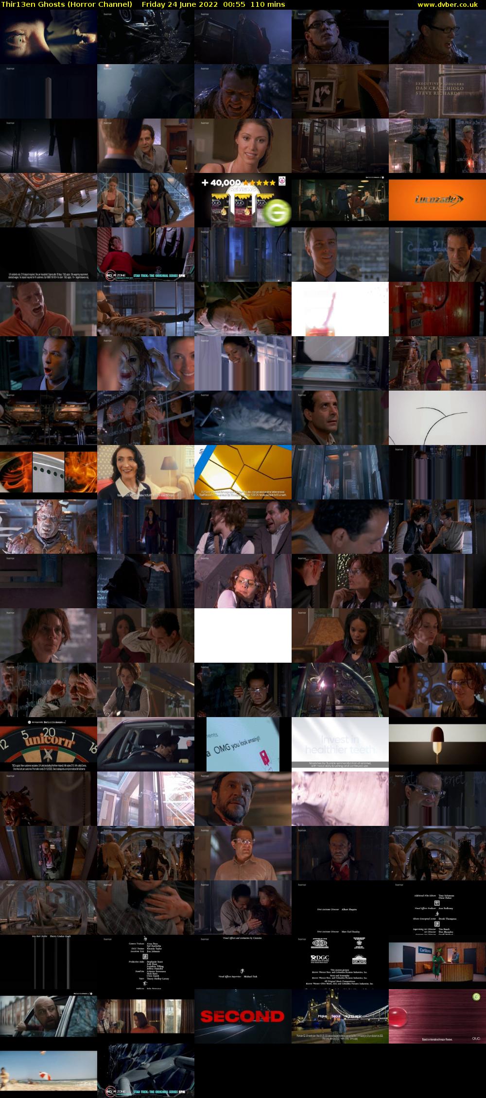 Thir13en Ghosts (Horror Channel) Friday 24 June 2022 00:55 - 02:45
