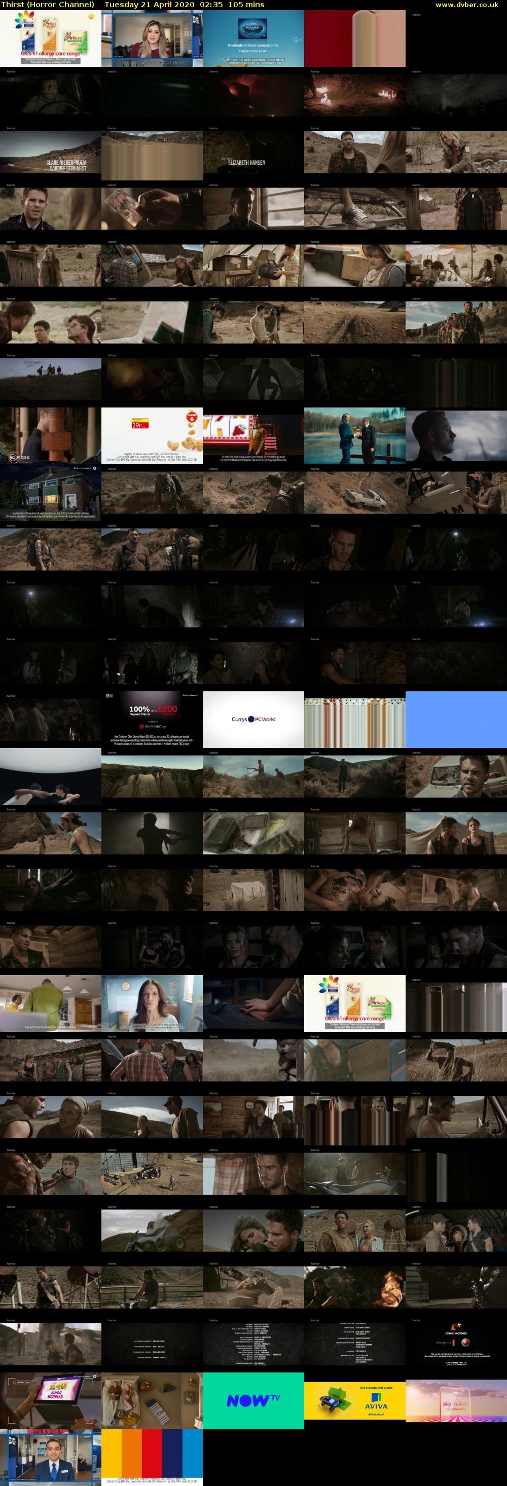 Thirst (Horror Channel) Tuesday 21 April 2020 02:35 - 04:20