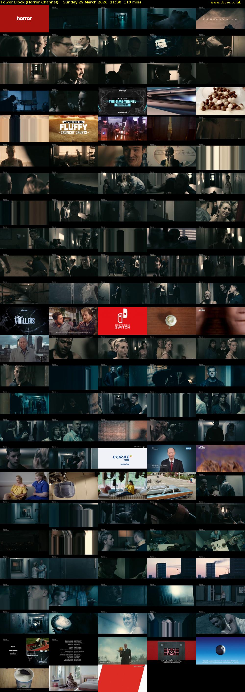 Tower Block (Horror Channel) Sunday 29 March 2020 21:00 - 22:50