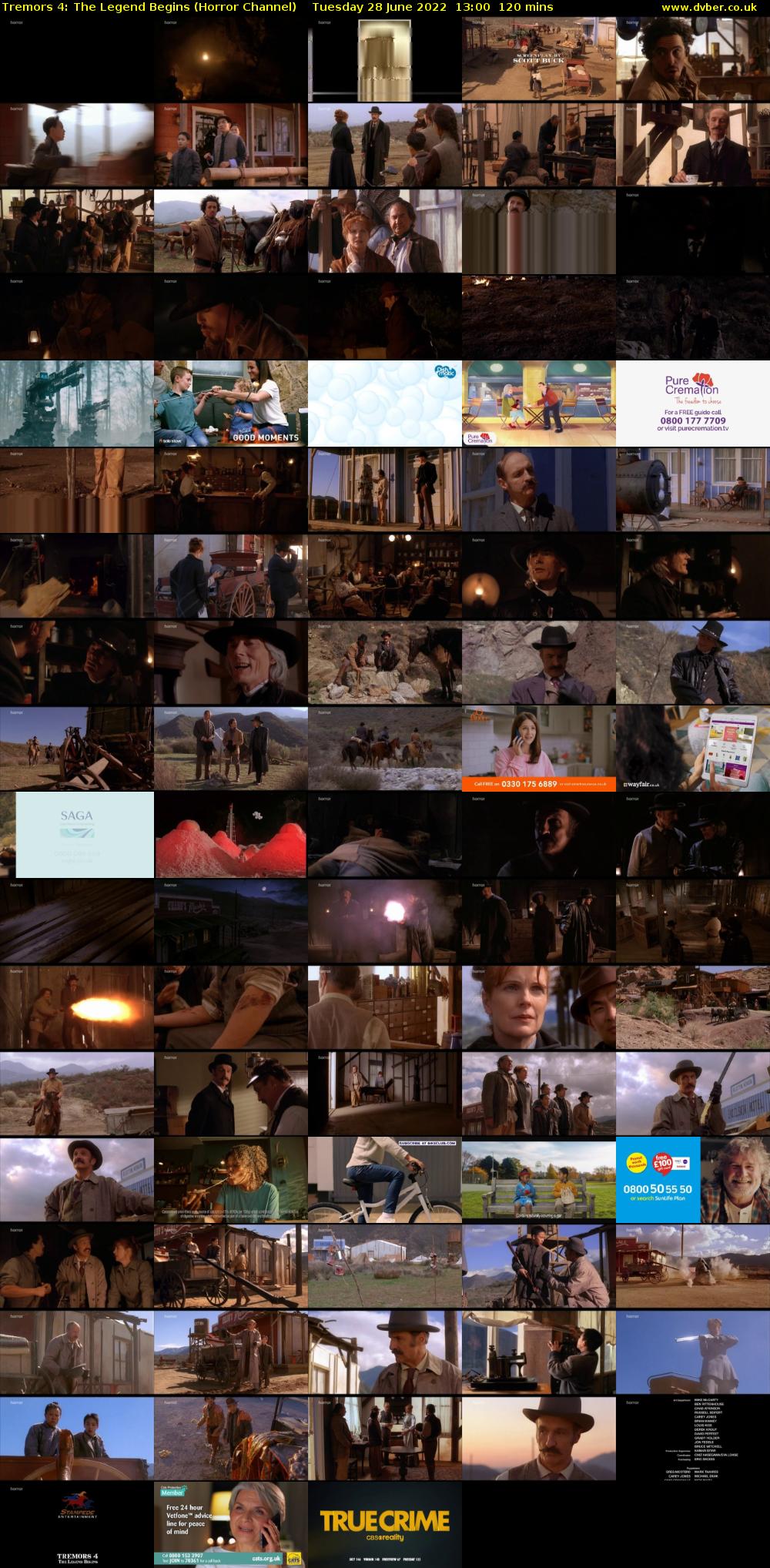 Tremors 4: The Legend Begins (Horror Channel) Tuesday 28 June 2022 13:00 - 15:00