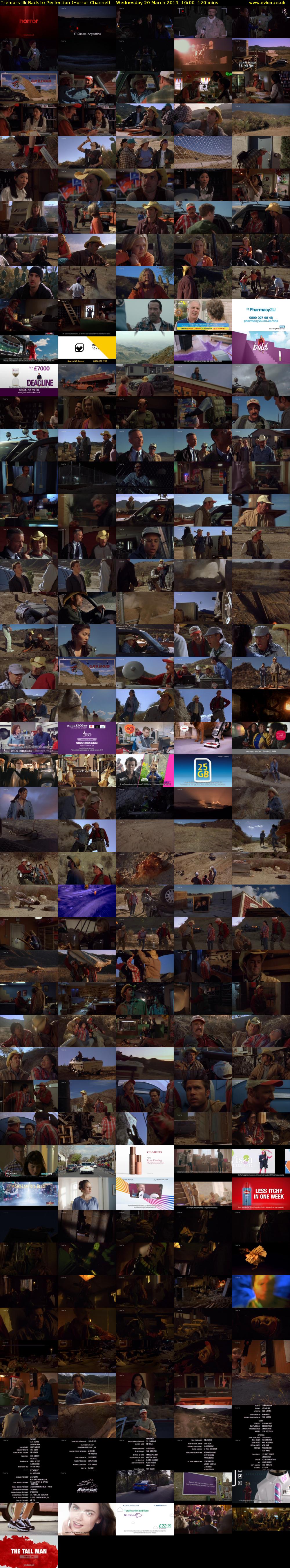 Tremors III: Back to Perfection (Horror Channel) Wednesday 20 March 2019 16:00 - 18:00