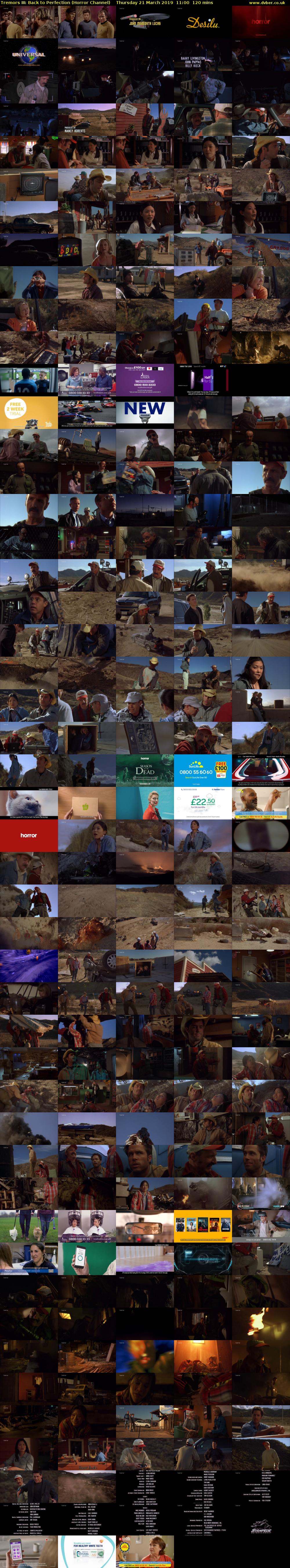 Tremors III: Back to Perfection (Horror Channel) Thursday 21 March 2019 11:00 - 13:00