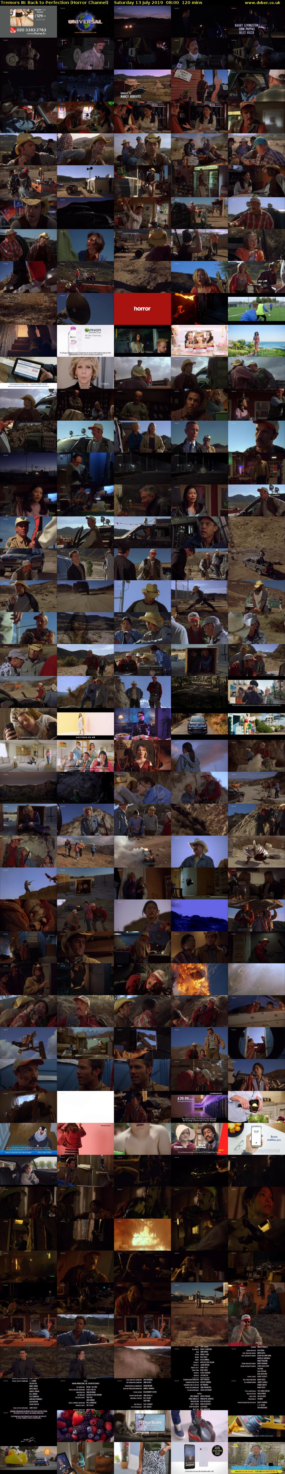 Tremors III: Back to Perfection (Horror Channel) Saturday 13 July 2019 08:00 - 10:00