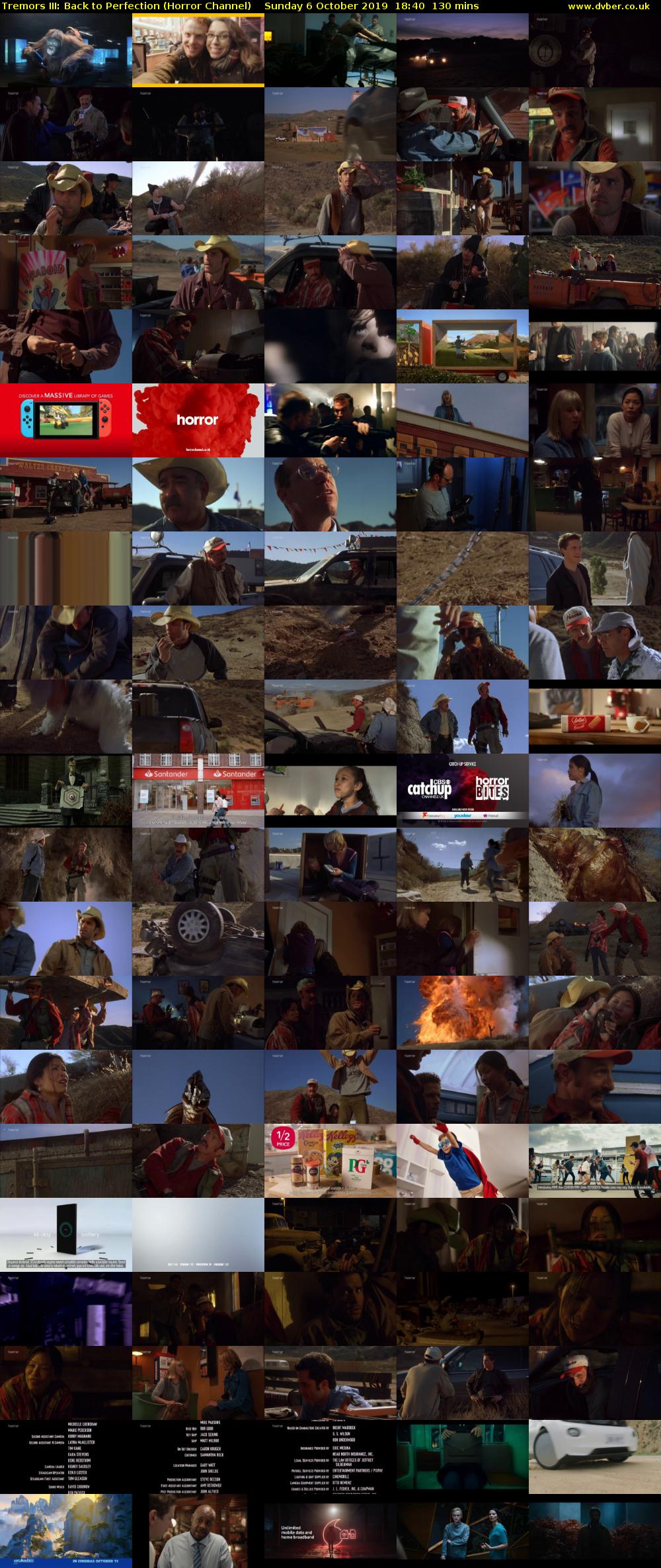 Tremors III: Back to Perfection (Horror Channel) Sunday 6 October 2019 18:40 - 20:50