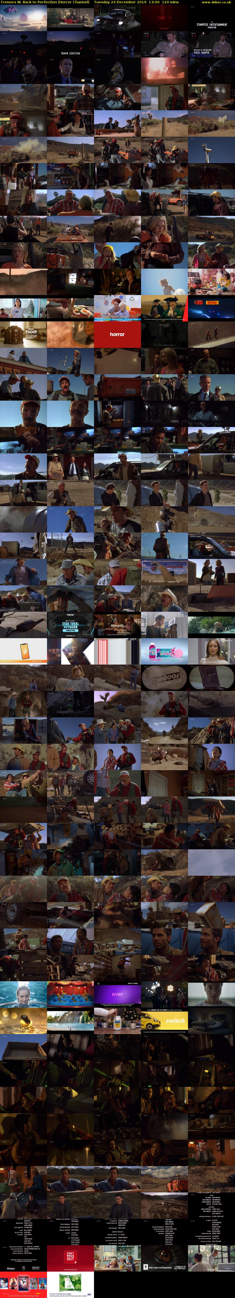 Tremors III: Back to Perfection (Horror Channel) Tuesday 24 December 2019 13:00 - 15:00