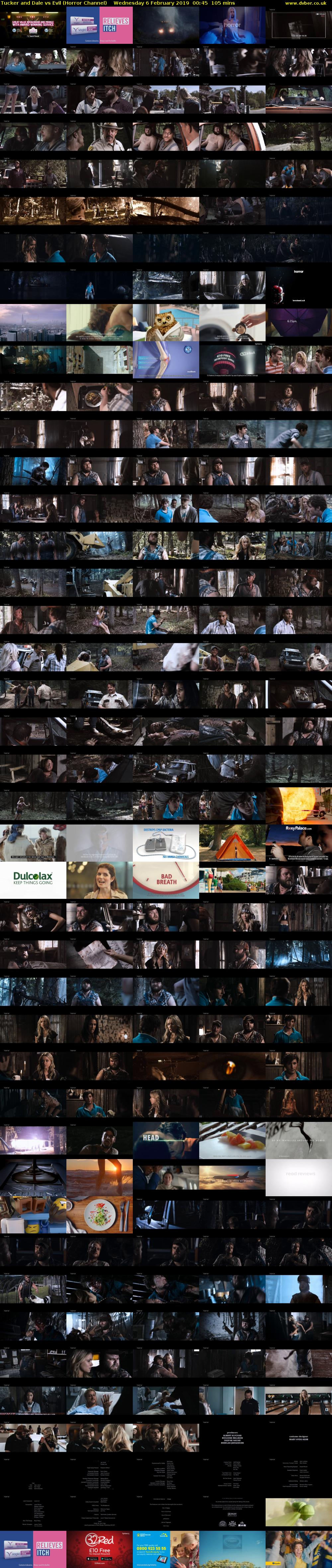 Tucker and Dale vs Evil (Horror Channel) Wednesday 6 February 2019 00:45 - 02:30