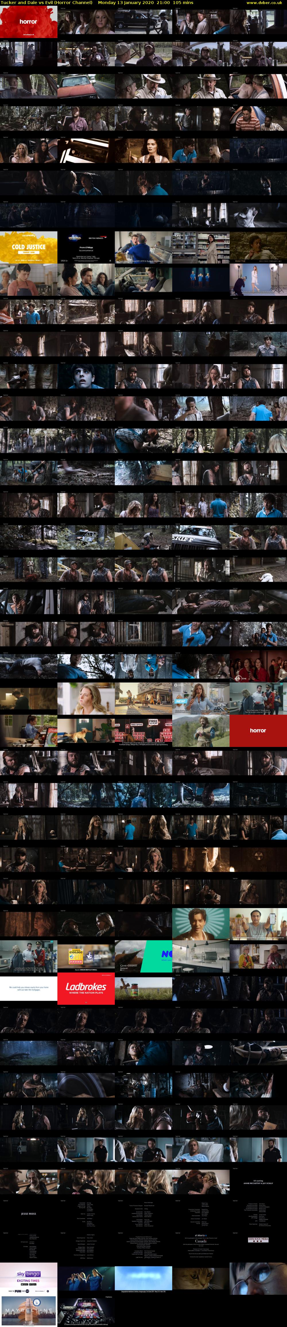 Tucker and Dale vs Evil (Horror Channel) Monday 13 January 2020 21:00 - 22:45