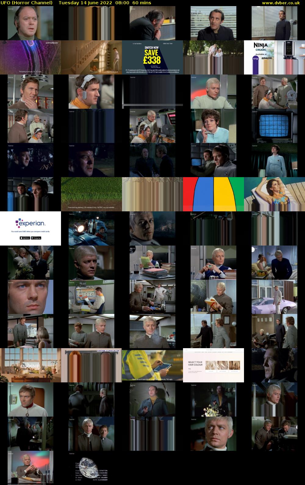 UFO (Horror Channel) Tuesday 14 June 2022 08:00 - 09:00
