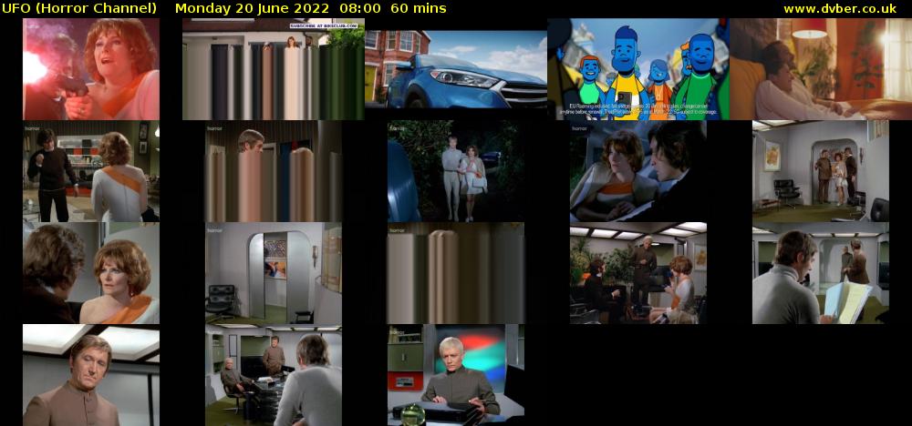 UFO (Horror Channel) Monday 20 June 2022 08:00 - 09:00