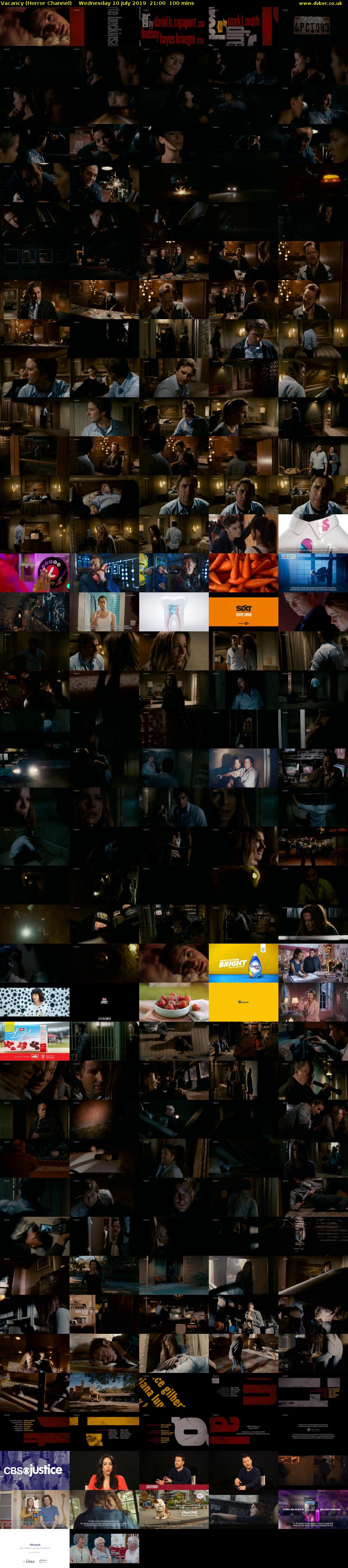 Vacancy (Horror Channel) Wednesday 10 July 2019 21:00 - 22:40