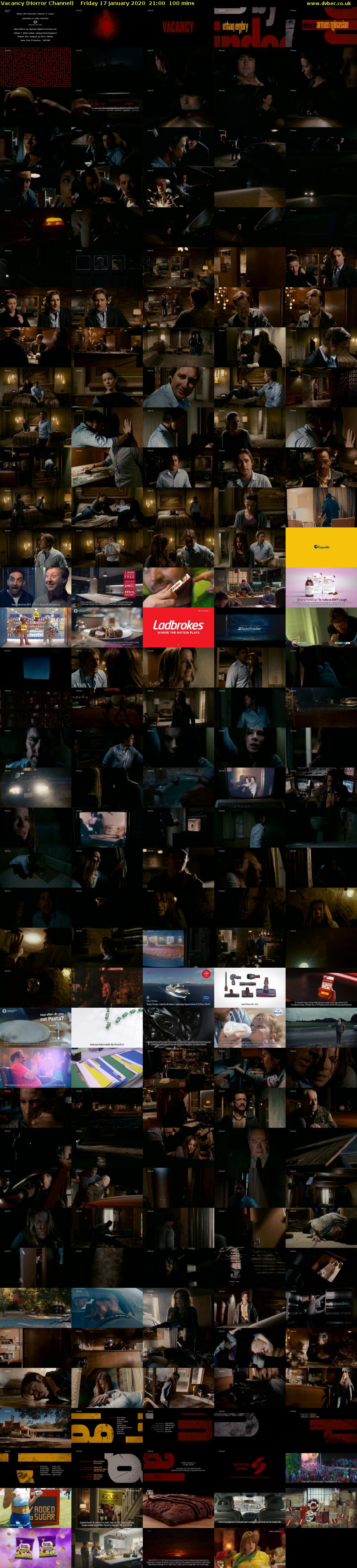 Vacancy (Horror Channel) Friday 17 January 2020 21:00 - 22:40
