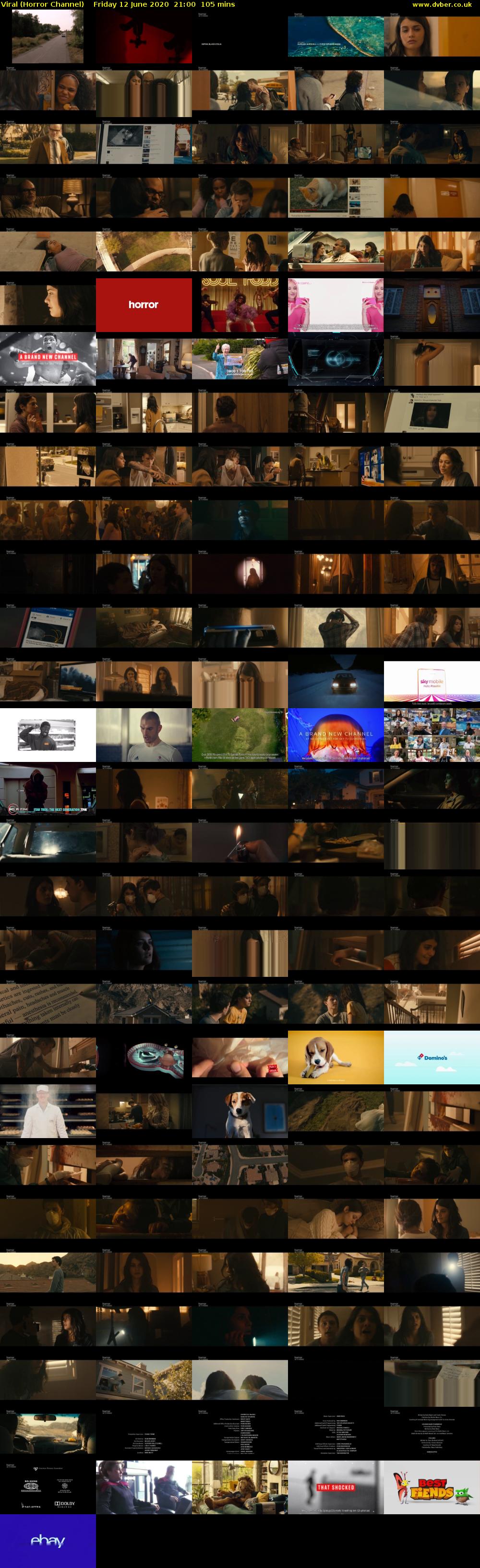 Viral (Horror Channel) Friday 12 June 2020 21:00 - 22:45