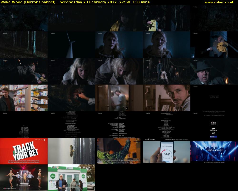 Wake Wood (Horror Channel) Wednesday 23 February 2022 22:50 - 00:40