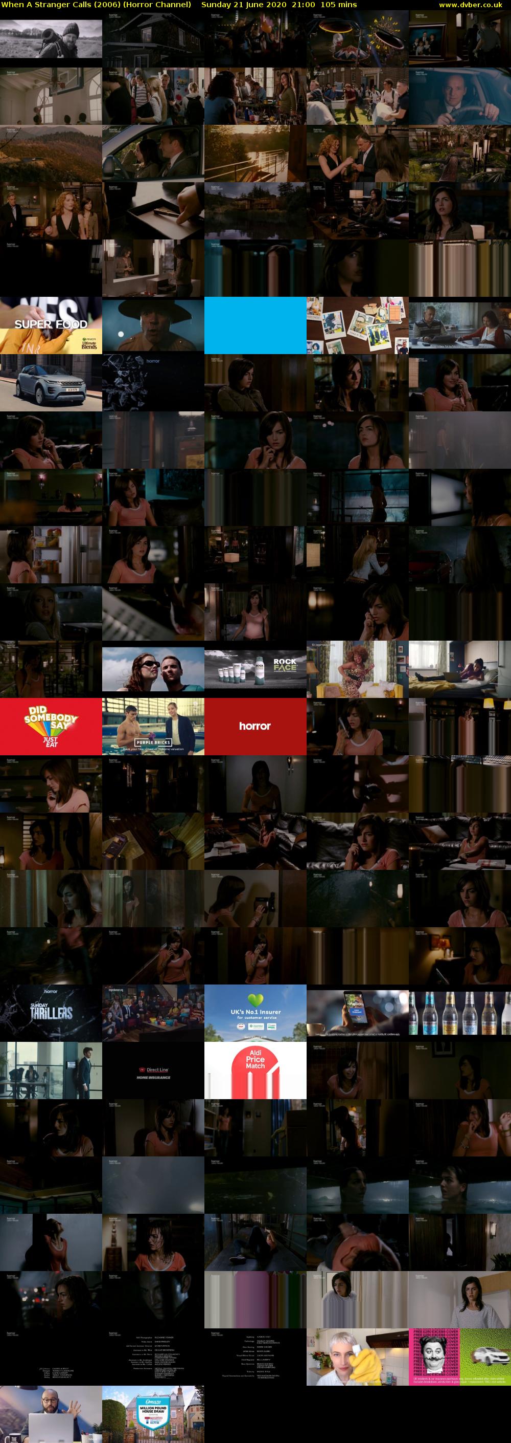 When A Stranger Calls (2006) (Horror Channel) Sunday 21 June 2020 21:00 - 22:45