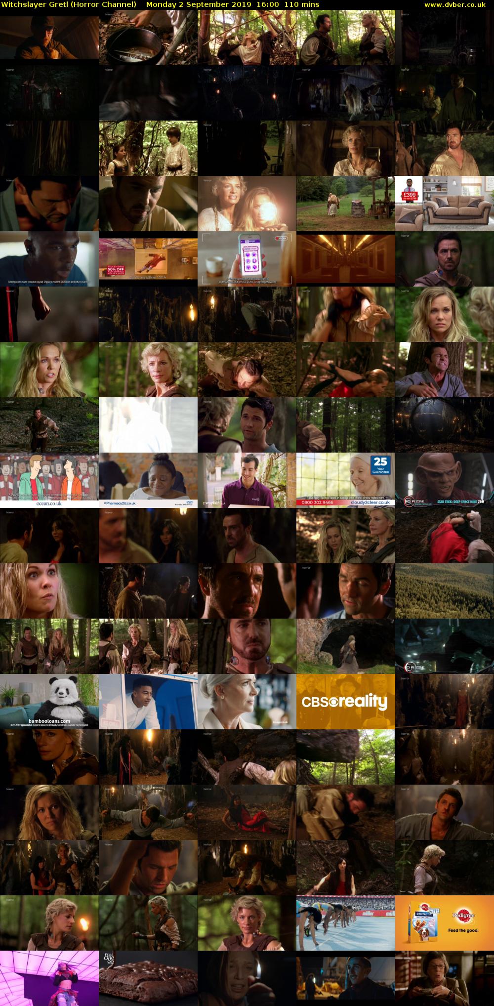 Witchslayer Gretl (Horror Channel) Monday 2 September 2019 16:00 - 17:50