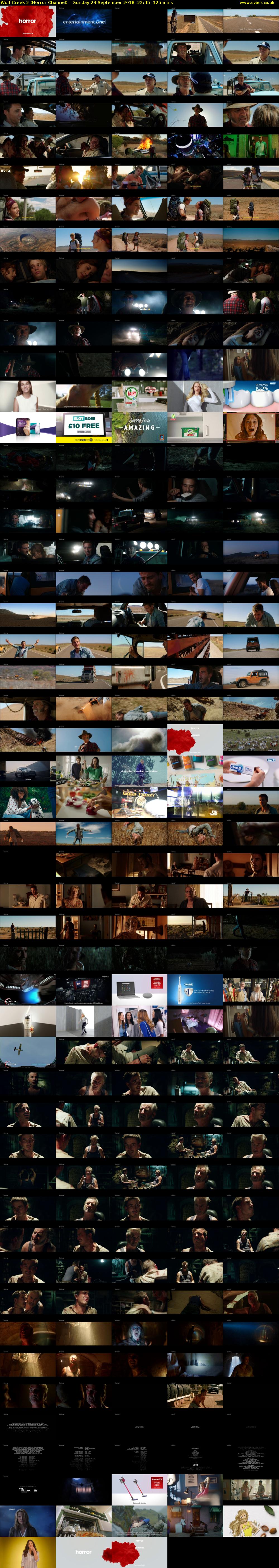 Wolf Creek 2 (Horror Channel) Sunday 23 September 2018 22:45 - 00:50