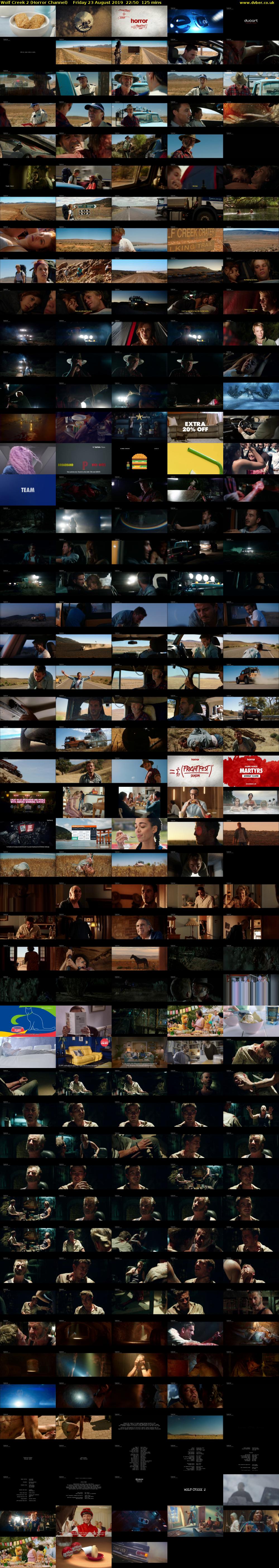 Wolf Creek 2 (Horror Channel) Friday 23 August 2019 22:50 - 00:55