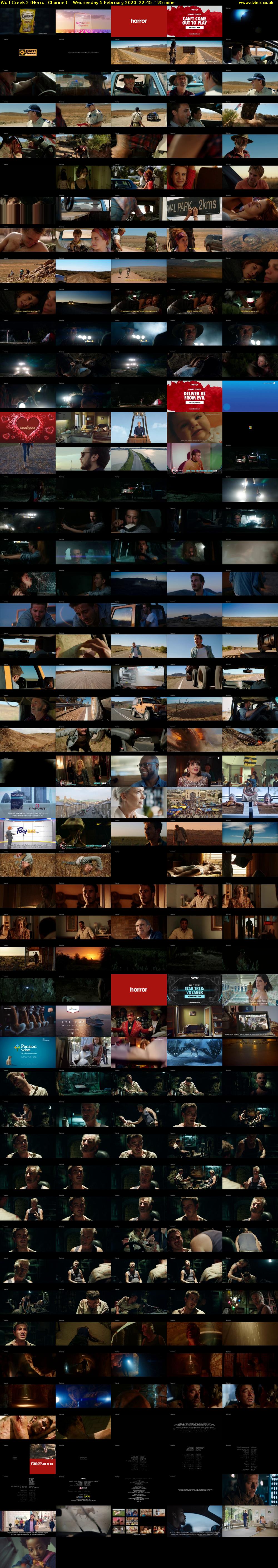 Wolf Creek 2 (Horror Channel) Wednesday 5 February 2020 22:45 - 00:50