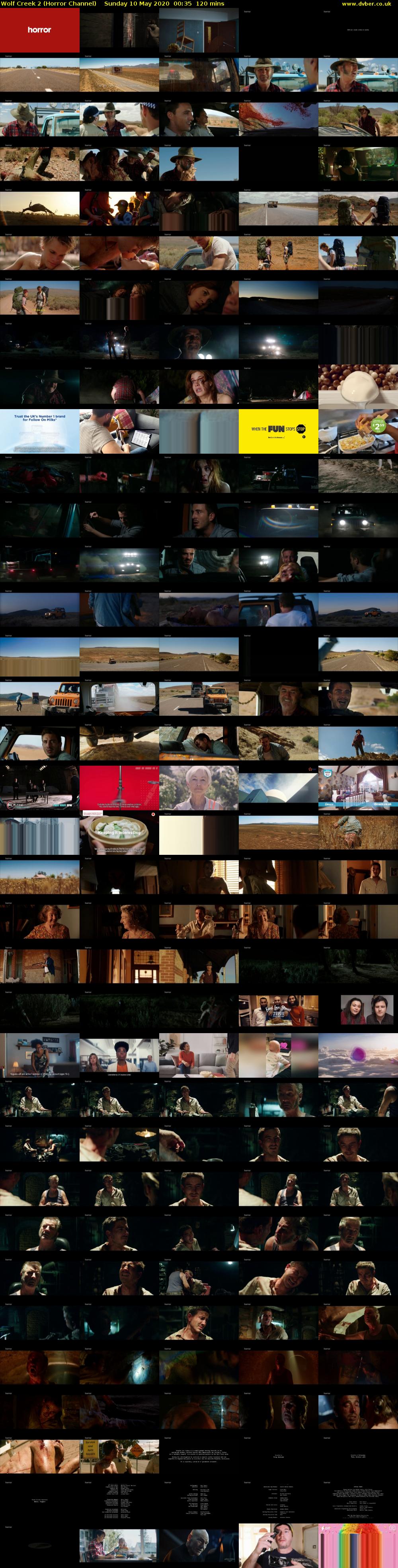 Wolf Creek 2 (Horror Channel) Sunday 10 May 2020 00:35 - 02:35