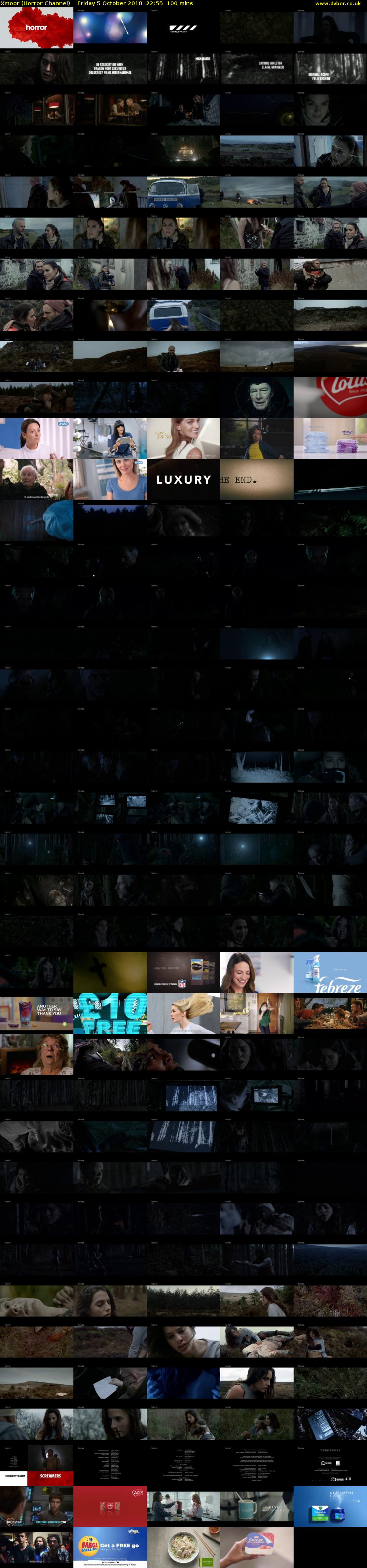 Xmoor (Horror Channel) Friday 5 October 2018 22:55 - 00:35