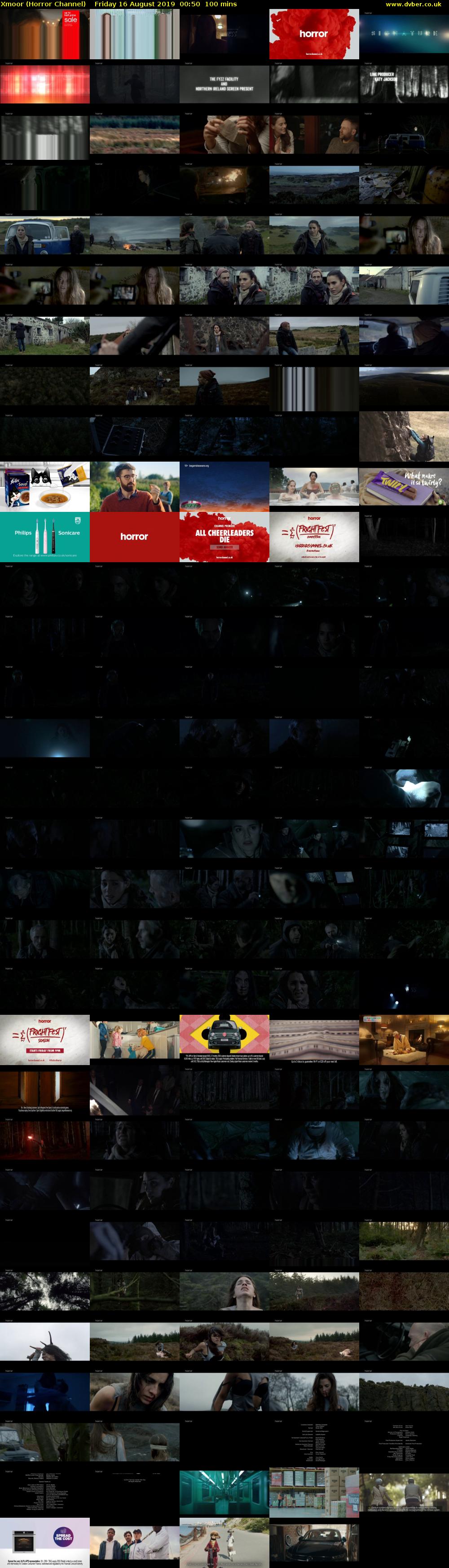 Xmoor (Horror Channel) Friday 16 August 2019 00:50 - 02:30