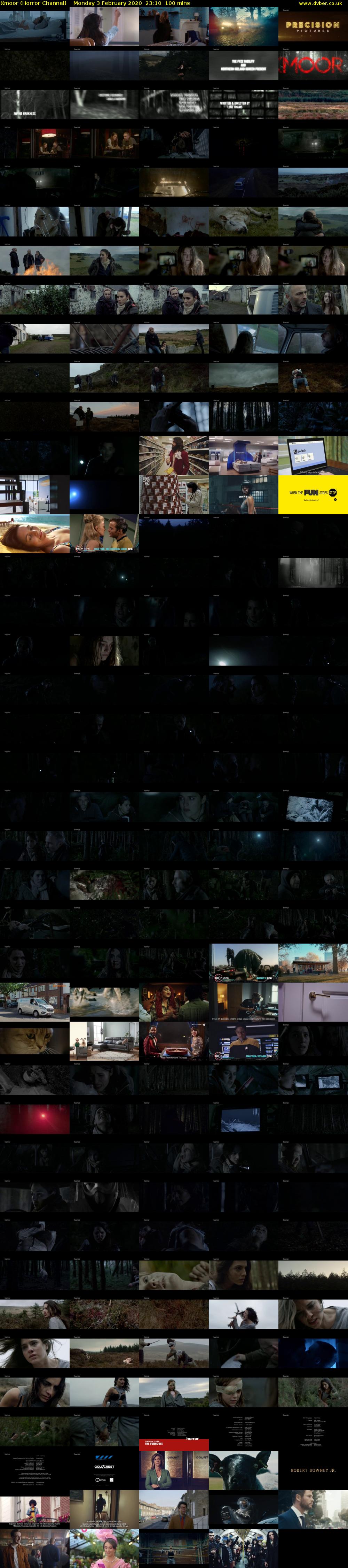 Xmoor (Horror Channel) Monday 3 February 2020 23:10 - 00:50