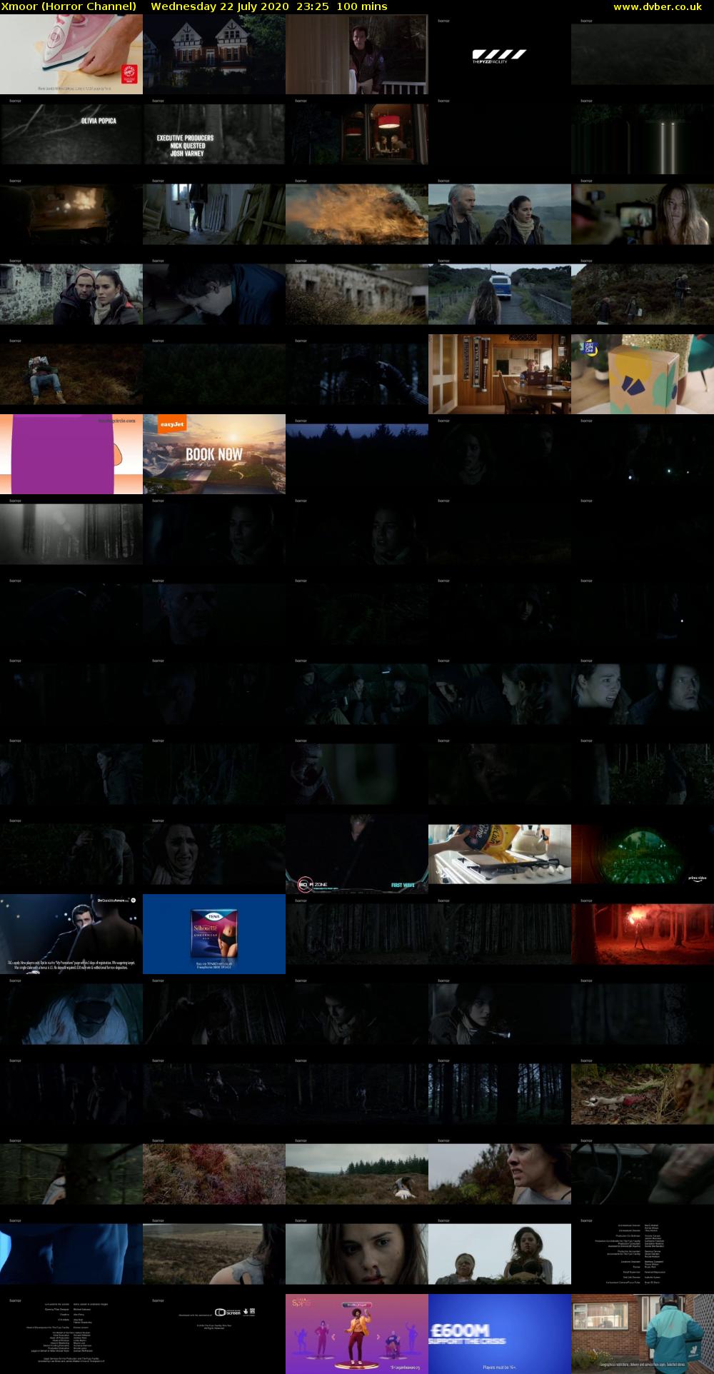 Xmoor (Horror Channel) Wednesday 22 July 2020 23:25 - 01:05