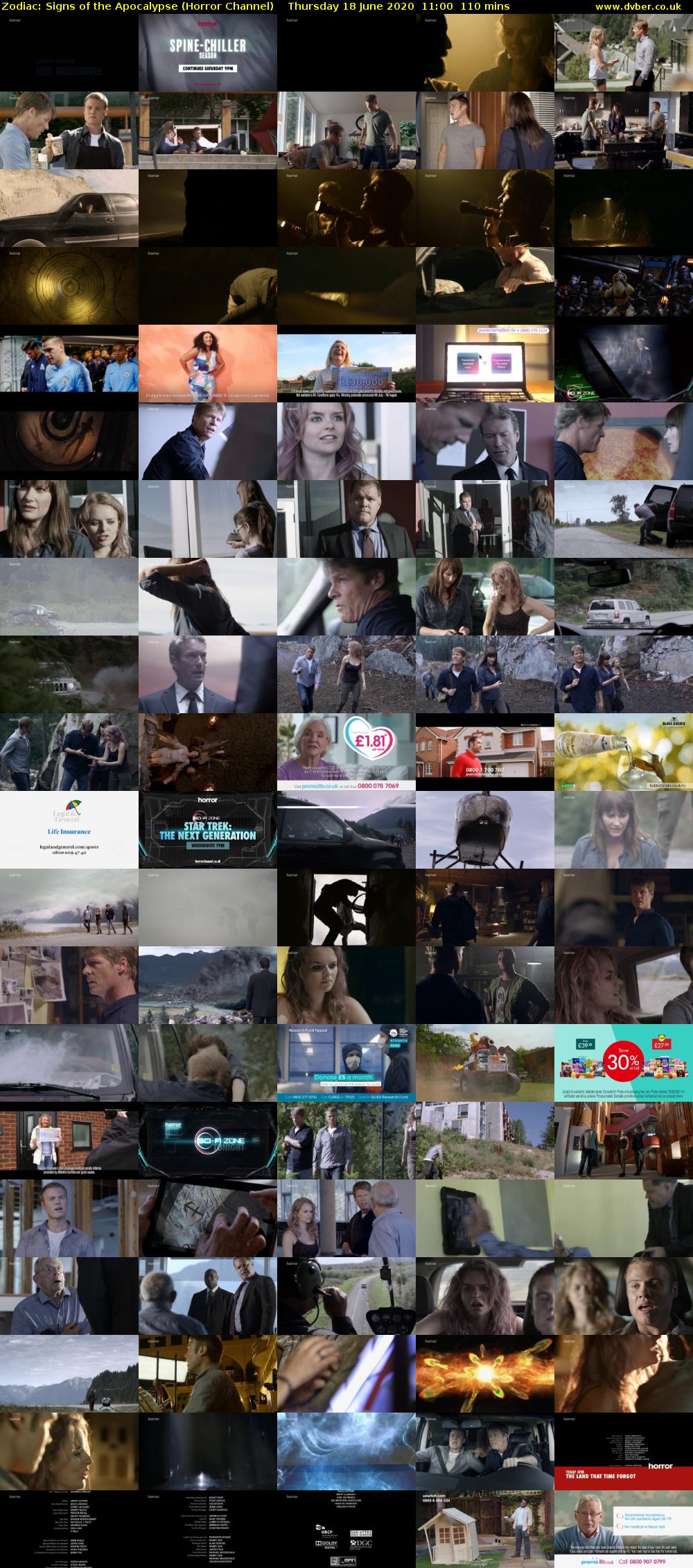 Zodiac: Signs of the Apocalypse (Horror Channel) Thursday 18 June 2020 11:00 - 12:50