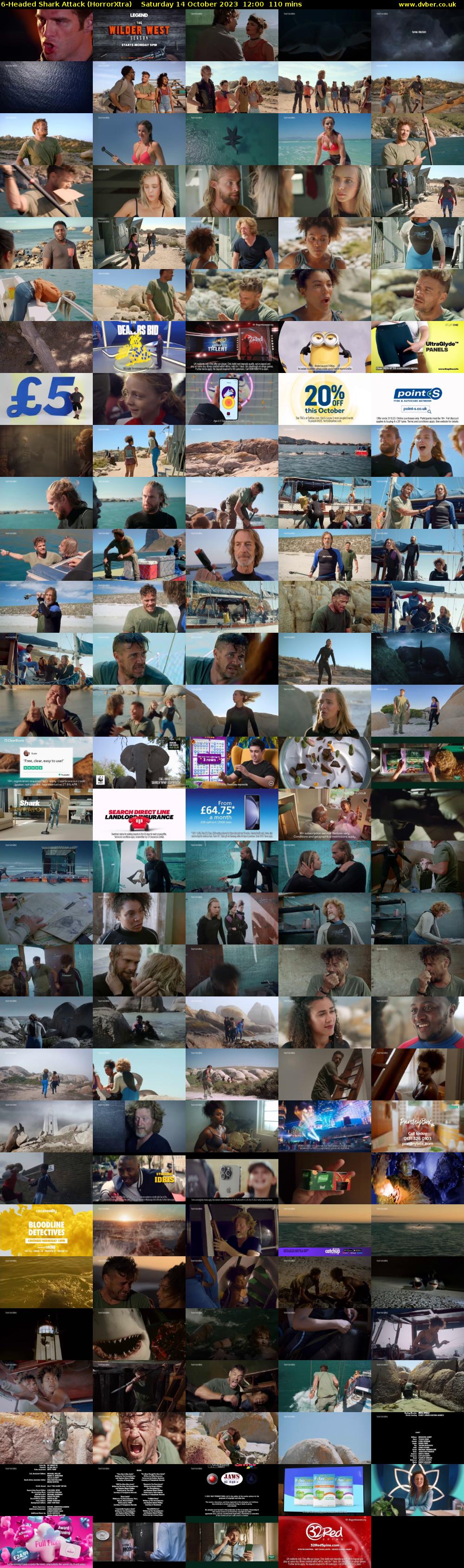 6-Headed Shark Attack (HorrorXtra) Saturday 14 October 2023 12:00 - 13:50