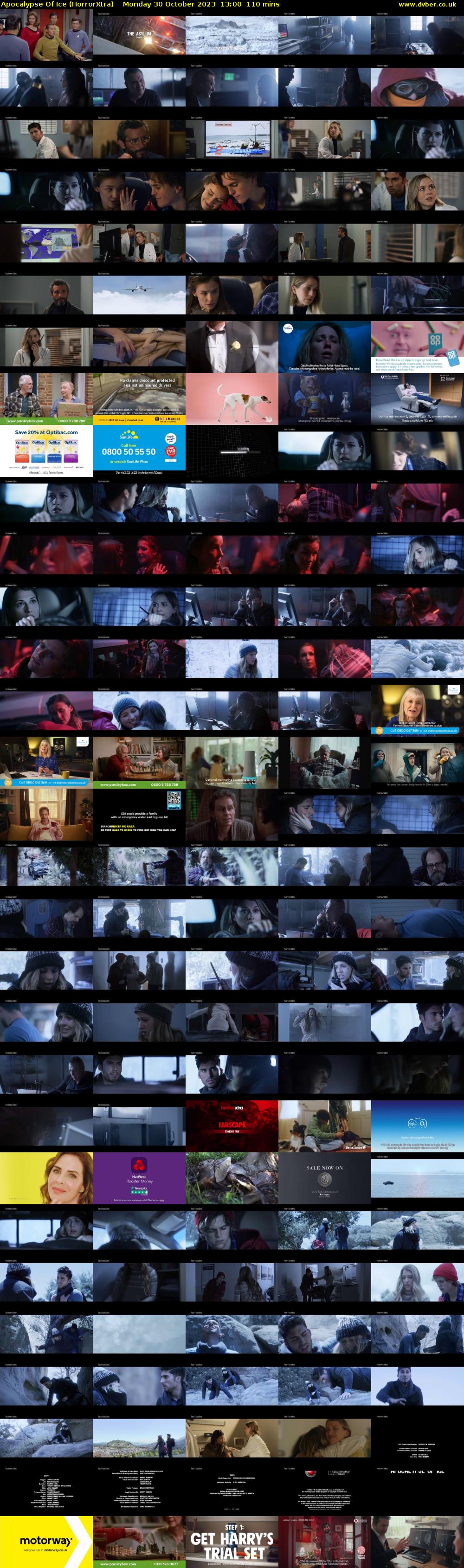 Apocalypse Of Ice (HorrorXtra) Monday 30 October 2023 13:00 - 14:50