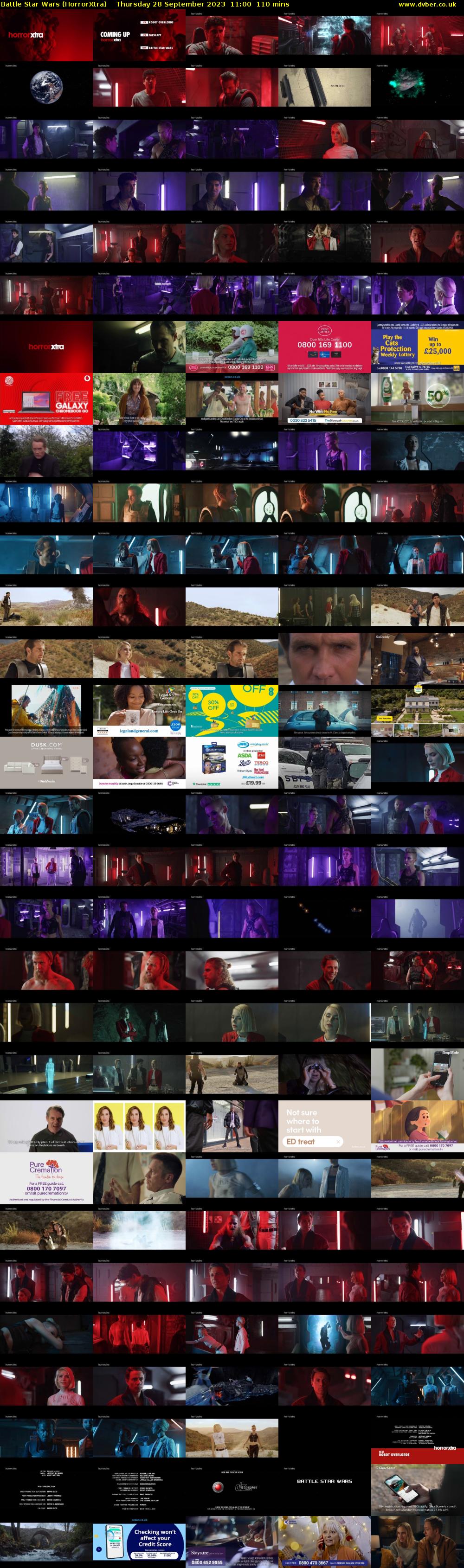Battle Star Wars (HorrorXtra) Thursday 28 September 2023 11:00 - 12:50