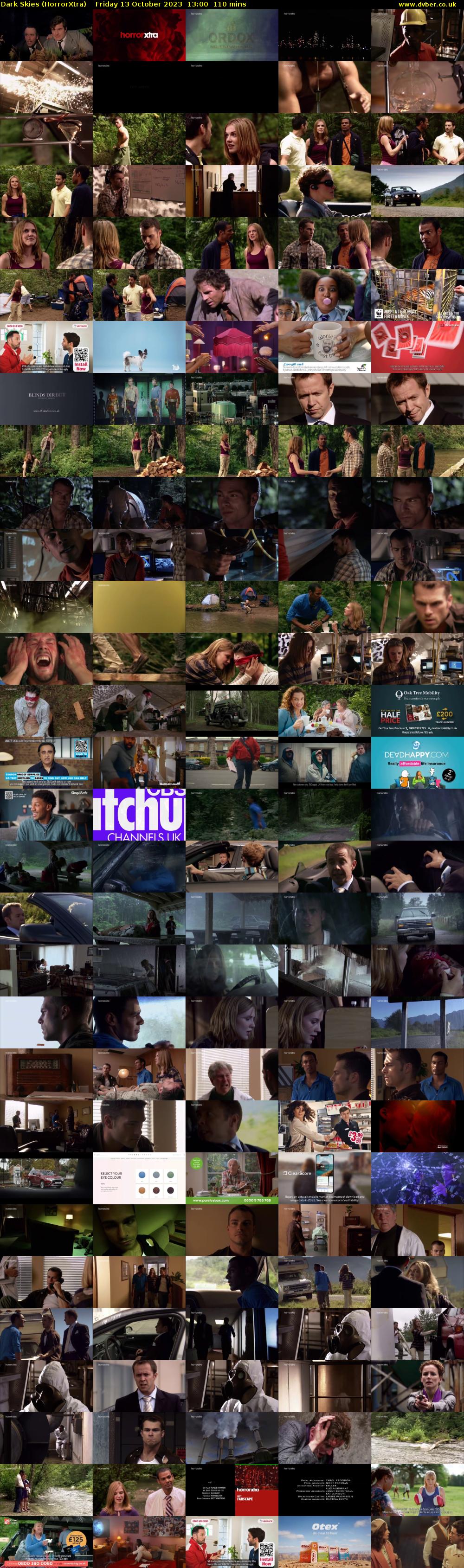 Dark Skies (HorrorXtra) Friday 13 October 2023 13:00 - 14:50