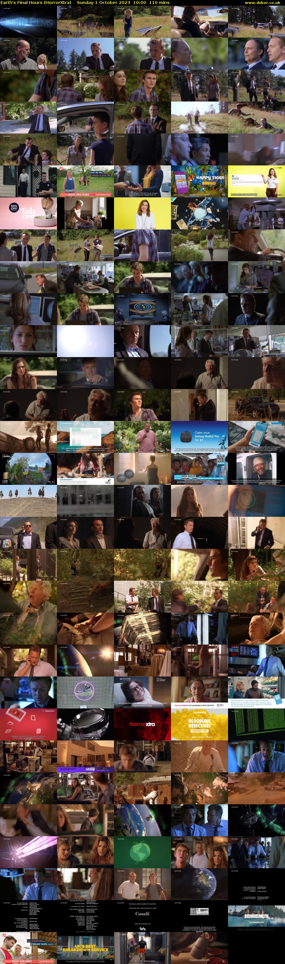 Earth's Final Hours (HorrorXtra) Sunday 1 October 2023 10:00 - 11:50