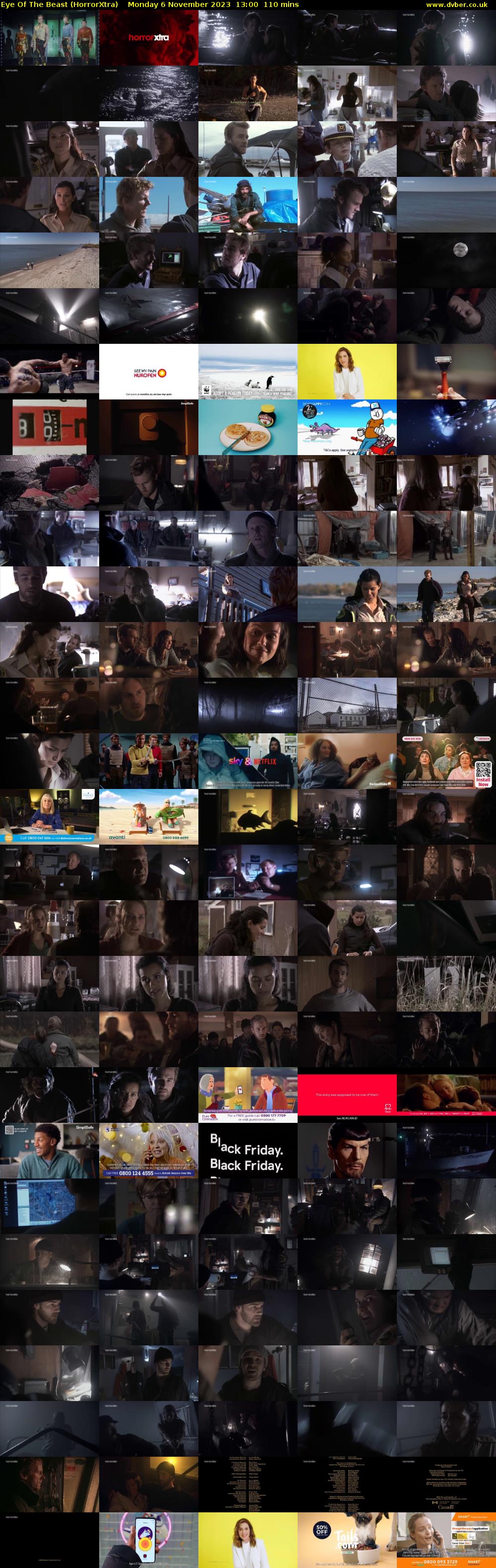 Eye Of The Beast (HorrorXtra) Monday 6 November 2023 13:00 - 14:50