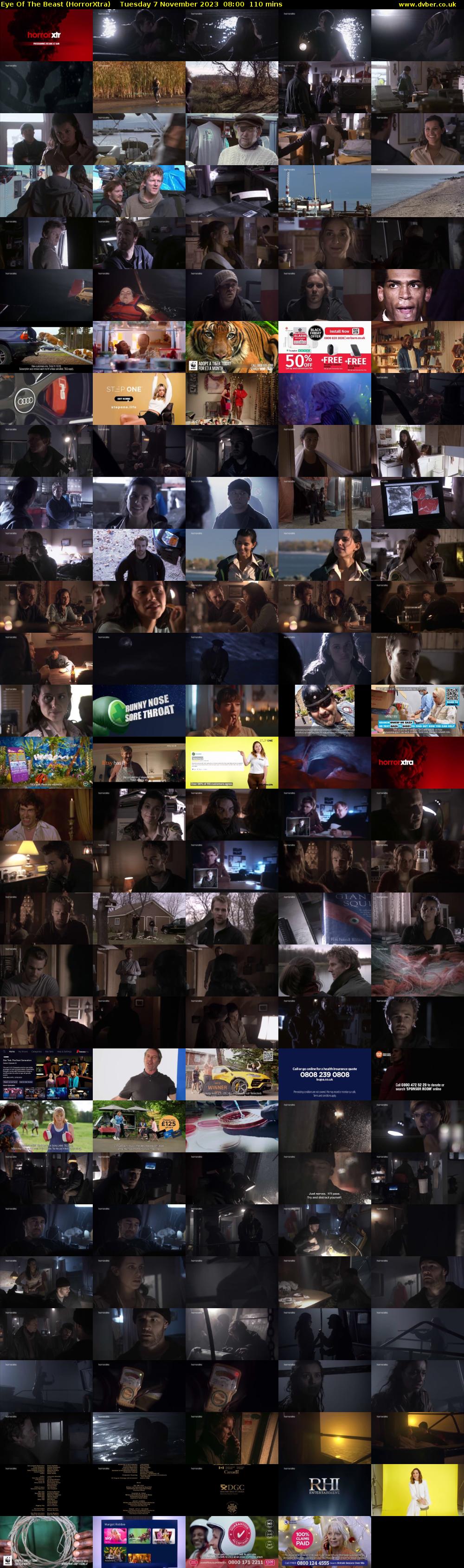 Eye Of The Beast (HorrorXtra) Tuesday 7 November 2023 08:00 - 09:50