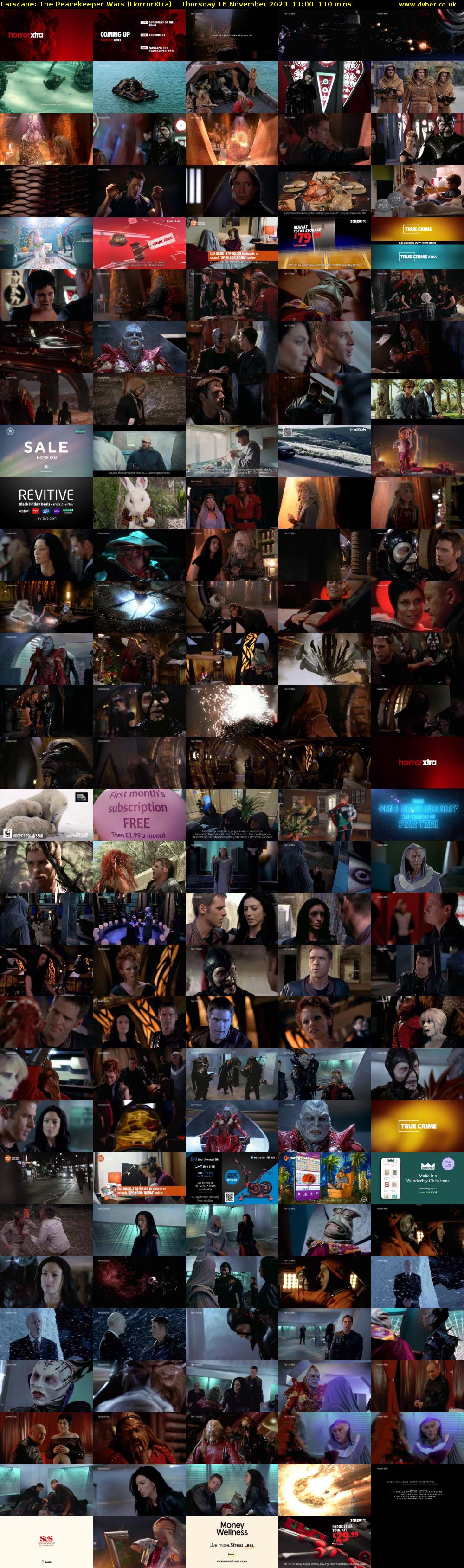 Farscape: The Peacekeeper Wars (HorrorXtra) Thursday 16 November 2023 11:00 - 12:50