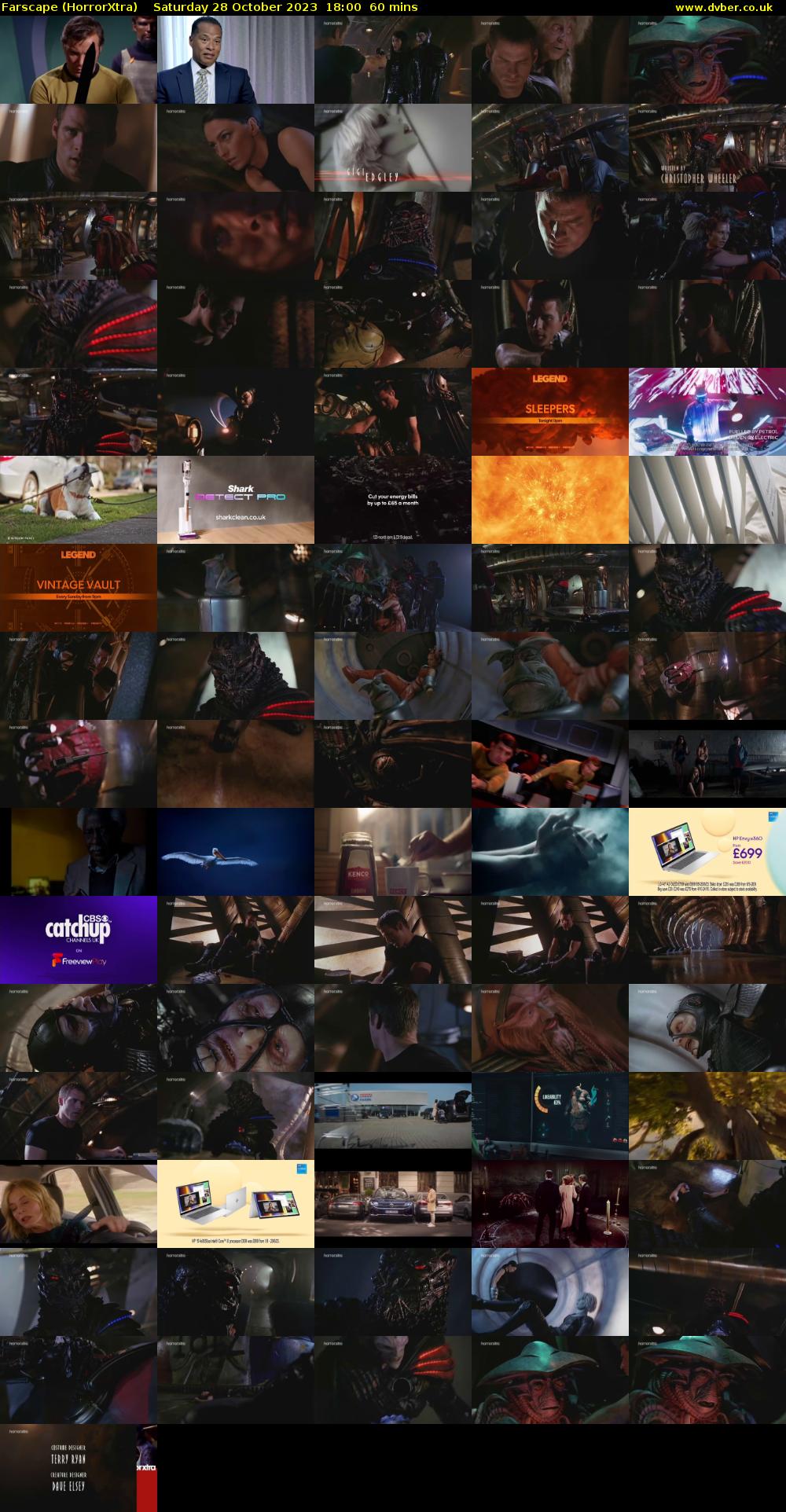 Farscape (HorrorXtra) Saturday 28 October 2023 18:00 - 19:00