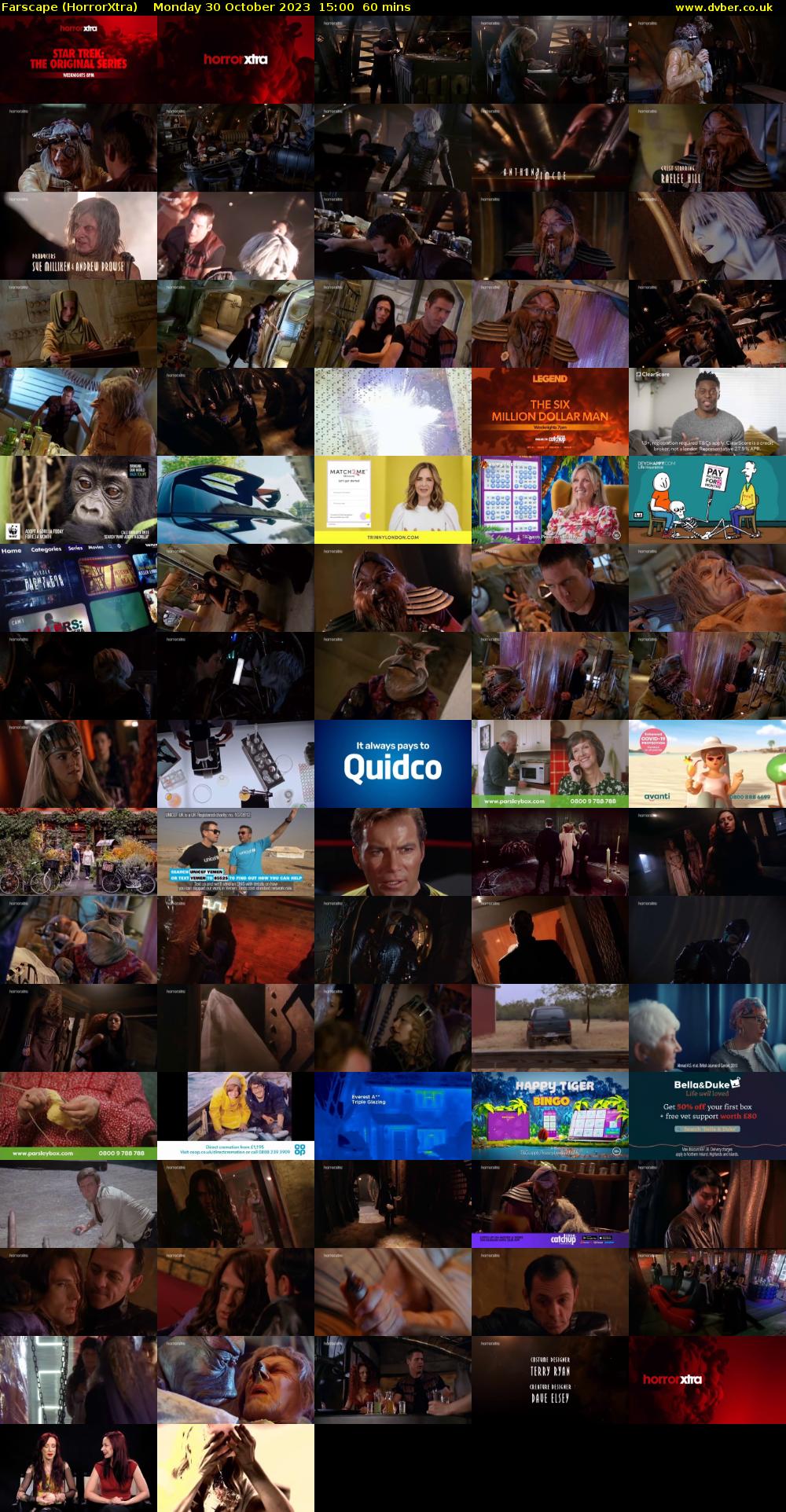 Farscape (HorrorXtra) Monday 30 October 2023 15:00 - 16:00