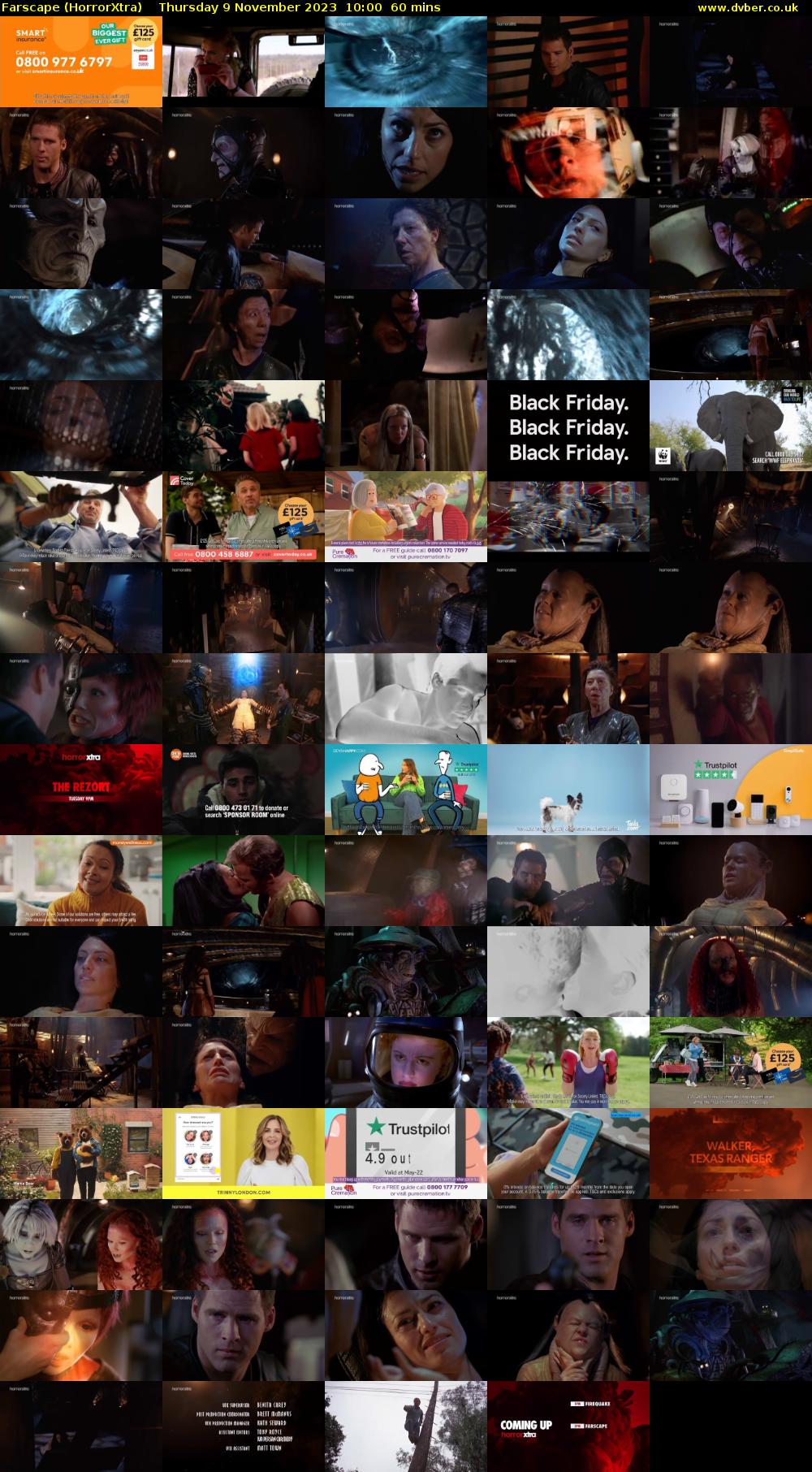 Farscape (HorrorXtra) Thursday 9 November 2023 10:00 - 11:00