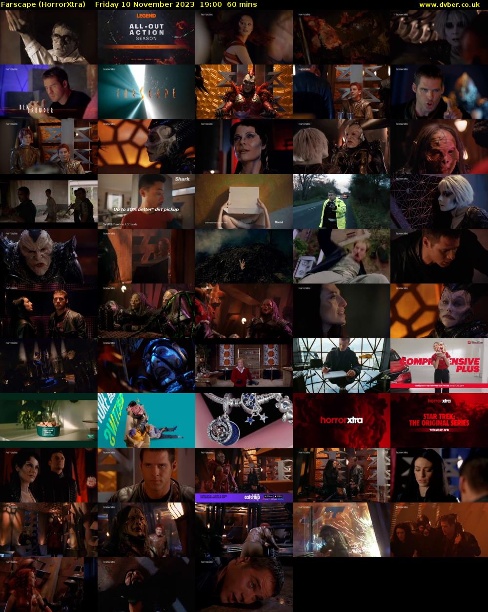 Farscape (HorrorXtra) Friday 10 November 2023 19:00 - 20:00