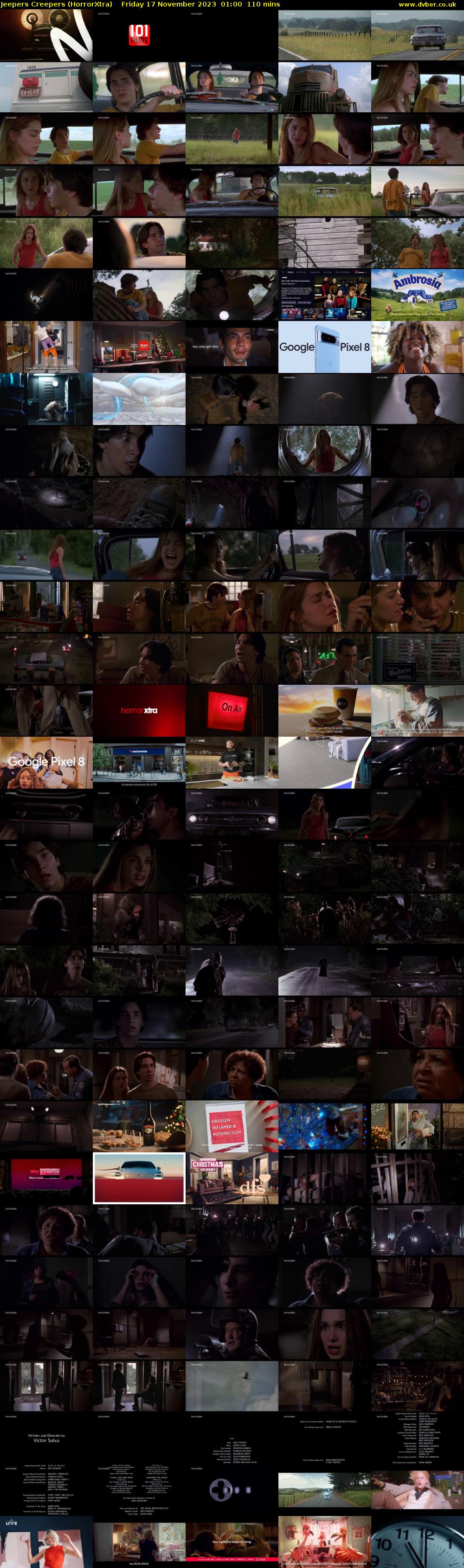 Jeepers Creepers (HorrorXtra) Friday 17 November 2023 01:00 - 02:50