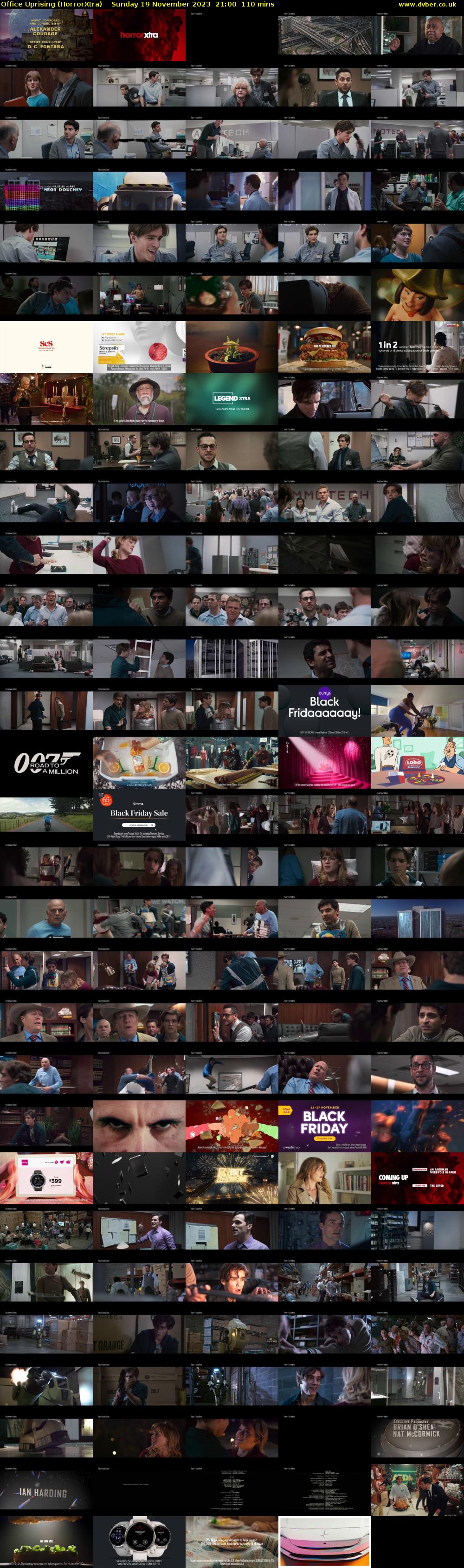 Office Uprising (HorrorXtra) Sunday 19 November 2023 21:00 - 22:50