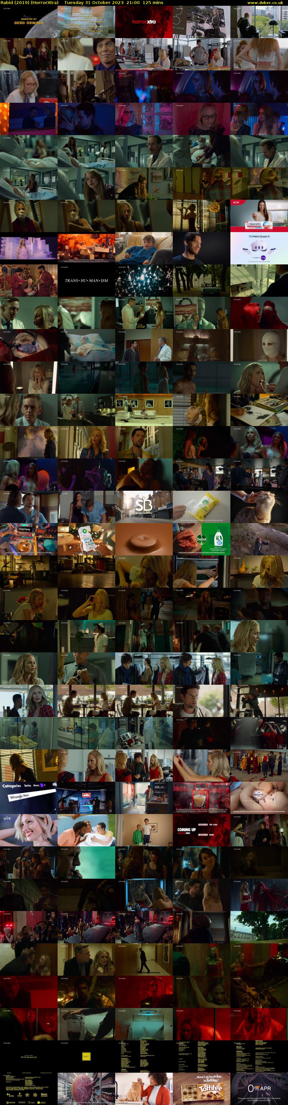 Rabid (2019) (HorrorXtra) Tuesday 31 October 2023 21:00 - 23:05