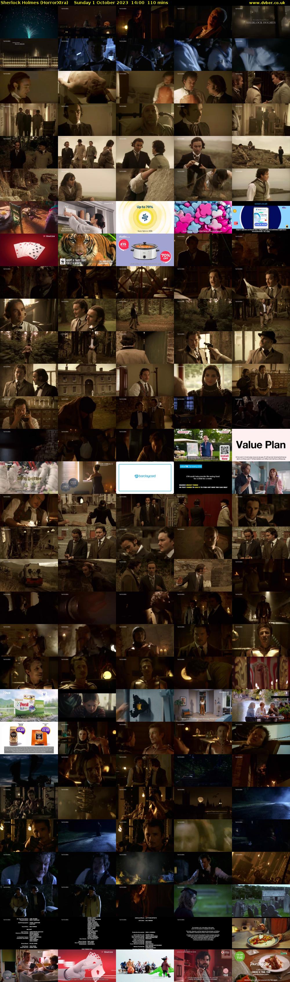 Sherlock Holmes (HorrorXtra) Sunday 1 October 2023 14:00 - 15:50