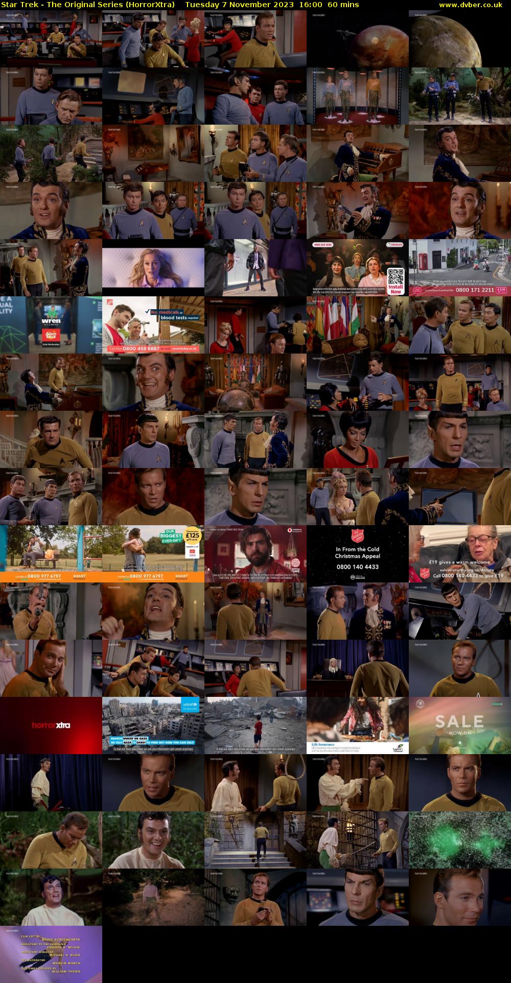 Star Trek - The Original Series (HorrorXtra) Tuesday 7 November 2023 16:00 - 17:00