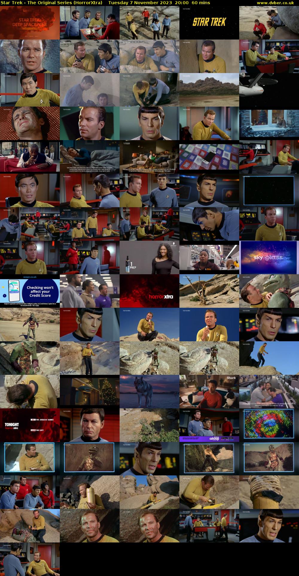 Star Trek - The Original Series (HorrorXtra) Tuesday 7 November 2023 20:00 - 21:00