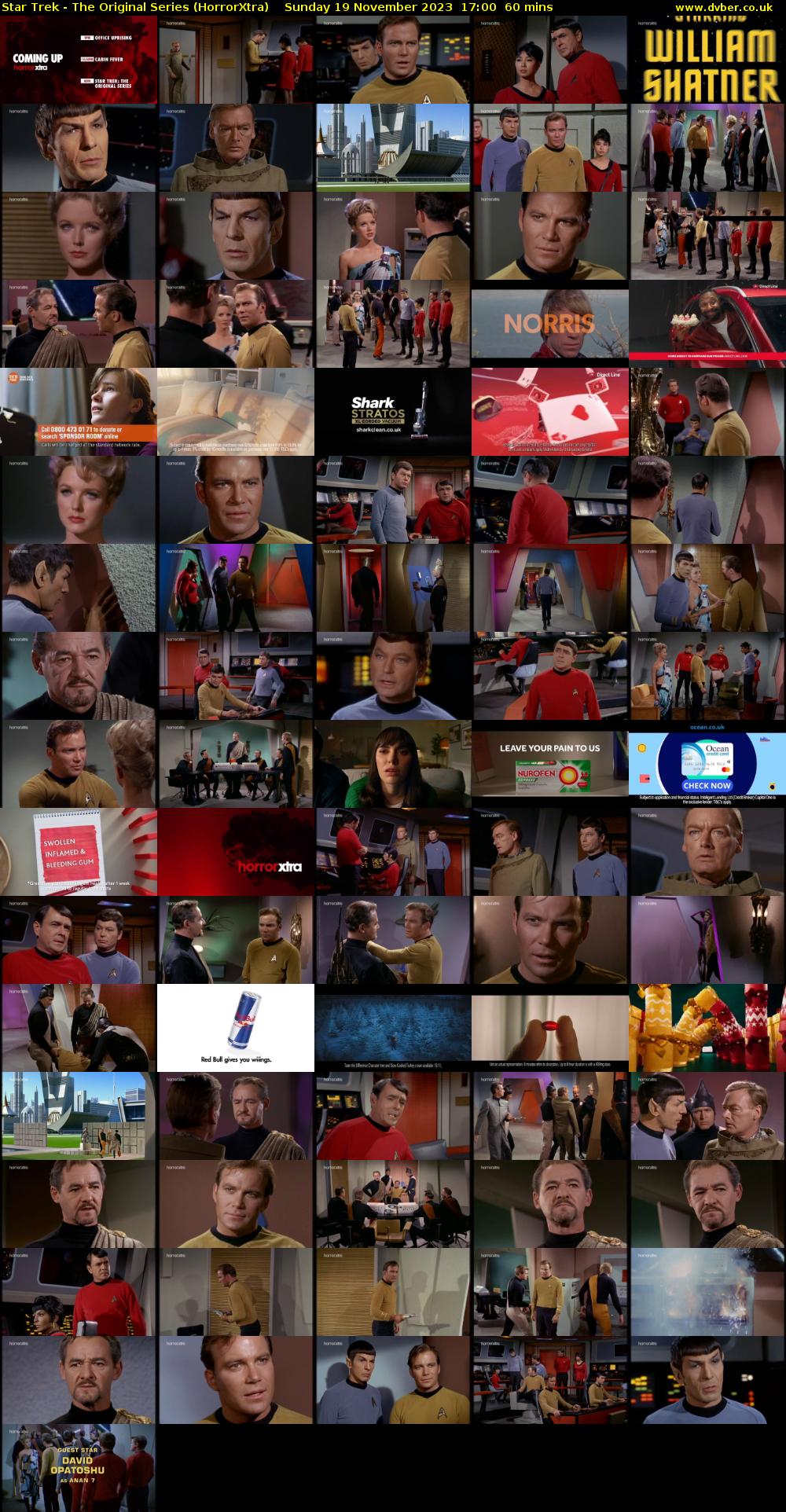 Star Trek - The Original Series (HorrorXtra) Sunday 19 November 2023 17:00 - 18:00