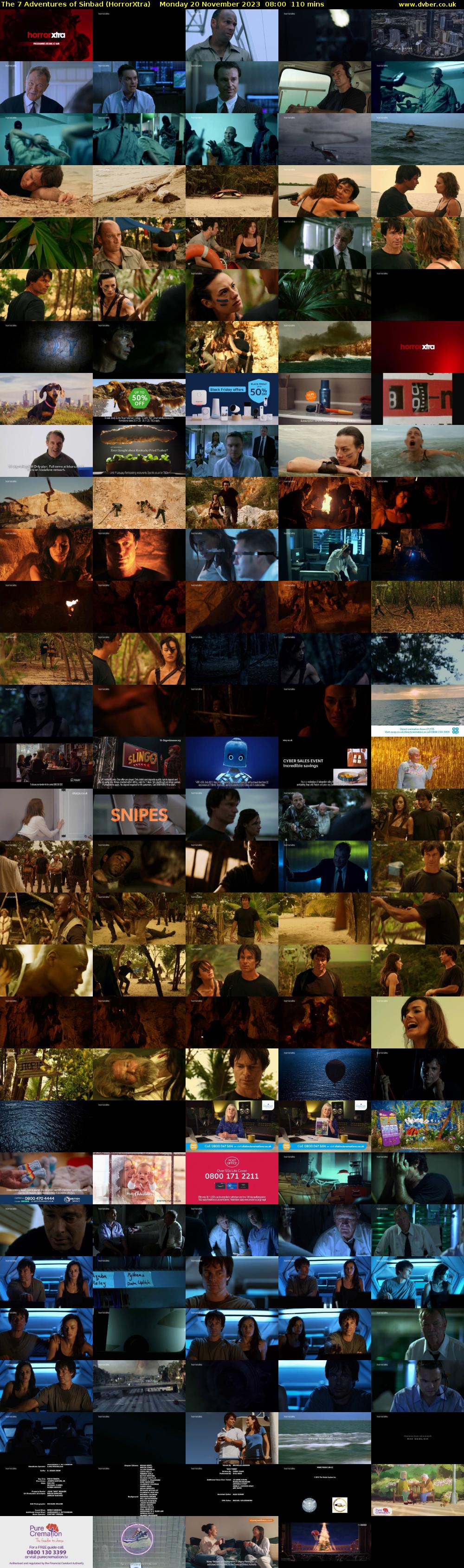 The 7 Adventures of Sinbad (HorrorXtra) Monday 20 November 2023 08:00 - 09:50